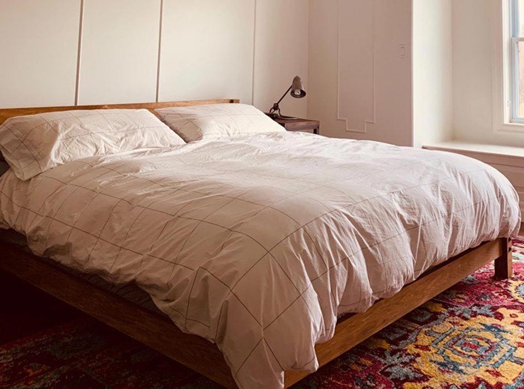Custom Wood King Size Bed
