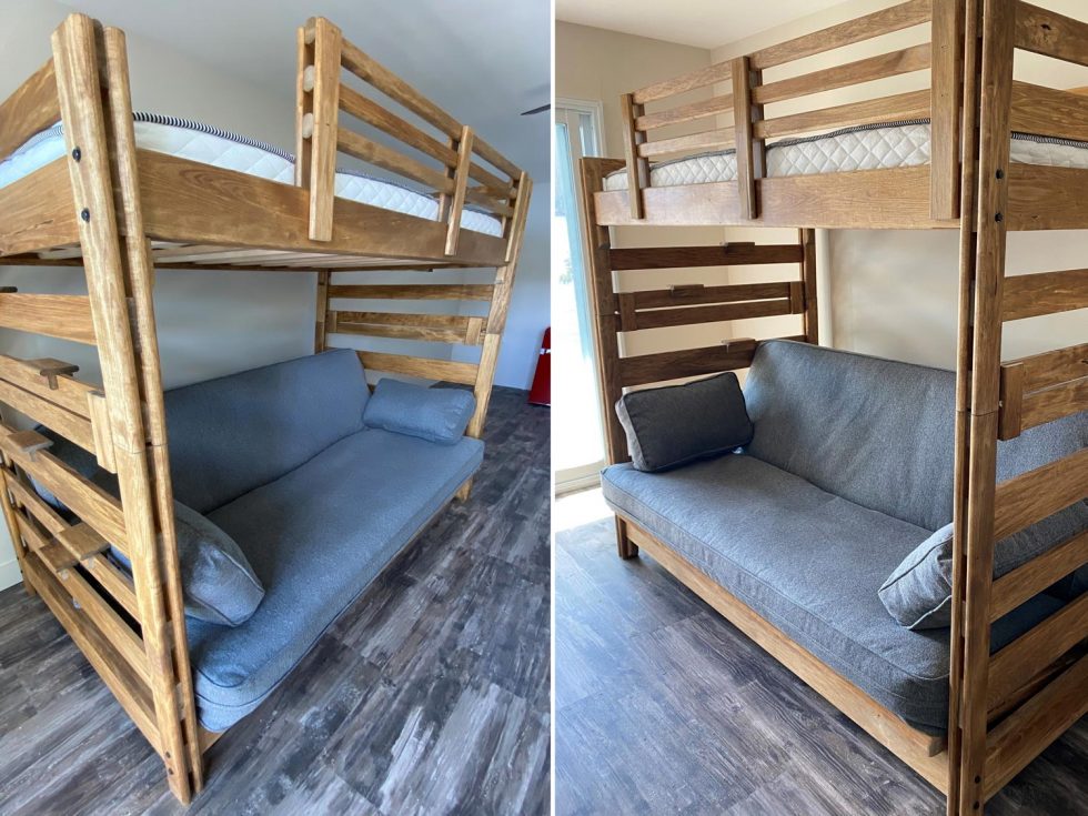 Bunkie Bed Single Top Double Sleeper Sofa Bottom Bunk Bed Shack